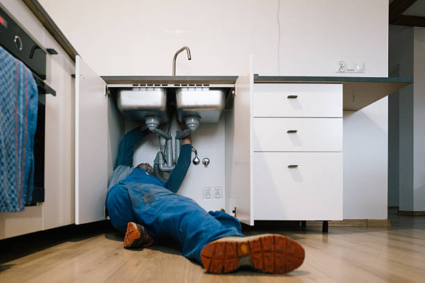 Professional Drain Cleaning technician working in Yukon, PA
